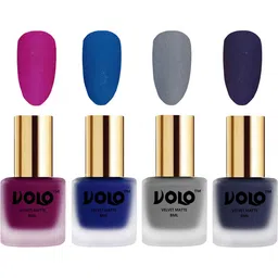 VOLO Set Of 4 Velvet Matte Nail Polish- 8 ml Each- 14 -19-20 - 31-image-93