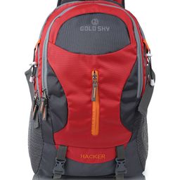 GOLD SKY Men Colourblocked Backpack with Rain Cover-6