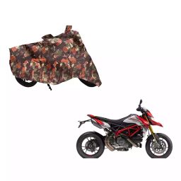 Auto Pearl Waterproof Two Wheeler Cover For Ducati Hypermotard (Green & Multi Color)-image-59