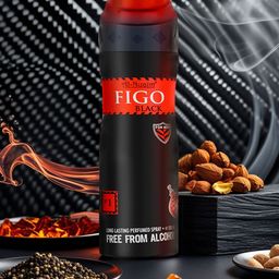 Al-Nuaim Men Figo Black Non Alcoholic Deodorant -200 ml-picture-1