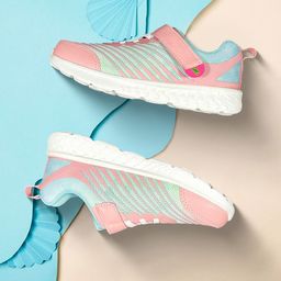 Hopits Girls Lightweight Velcro Mesh Sneakers-18