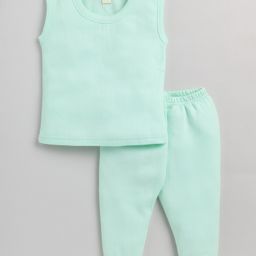 MOONKIDS Sleeveless Tee With Joggers - Mint Green-picture-0