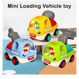 SVE Mini Loading Construction Vehicle Toys Pack of 3, Friction Powered, Multicolor | Friction Construction Toys for Kids - Multicolor-2