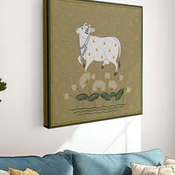 Myntra Elegant Homes Brown & White 1 Piece Canvas Birds and Animals Wall Paintings-picture-15