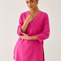 Ancestry V-Neck Kurti-14