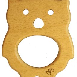 TinyBee Panda Teether - Brown image 2