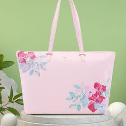 Caprese Floral Printed Oversized Structured Tote Bag-image-29