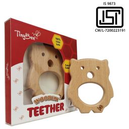 TinyBee Panda Teether - Brown image 4