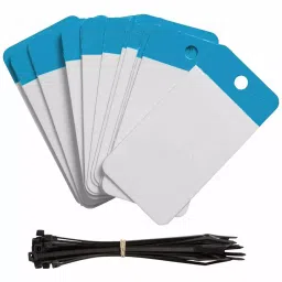 BRADY Tag 3-1/4 inch x 5 inch Blue for Indoor/Outdoor Usage, 20RY18 (Pack of 25 Pcs)-image-45