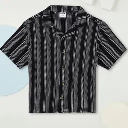 max Boys Opaque Striped Casual Shirt-image-81