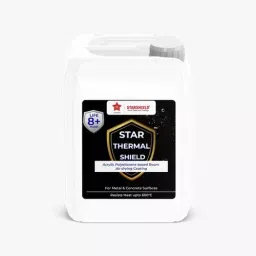 Starshield 1 Ltr Star Thermal Shield (Silver) 650 °c Heat Protection Paint for Chimneys, Ovens, Burning Stones, Turbines and House Boiler-8
