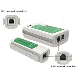 FEDUS RJ45 and RJ11 Network LAN Cable Tester with LED Indicators for Internet Broadband Connection Test image 2