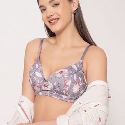 Chelvet Floral Bra Full Coverage Underwired Lightly Padded-picture-50