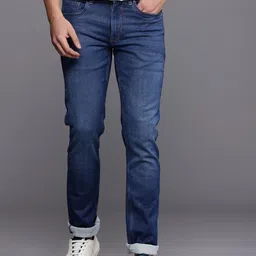 Louis Philippe Jeans Men Slim Fit Low-Rise Light Fade Stretchable Jeans-image-57