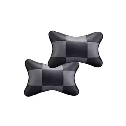 Auto Pearl Black Grey Car Neck Cushion/Neck Pillow Compatible with Maruti Suzuki Celerio-image-35