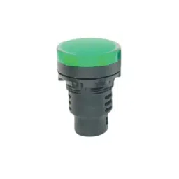 JIGO 30 mm Round Shape LED Indicator in Green Color and 220 V AC Voltage, JG-AD30-G (Pack of 10)-18