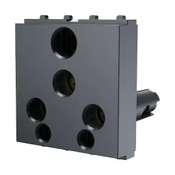 Cona ESTELLA 6 Pin Universal Socket 16 A Current Black, 19076-18