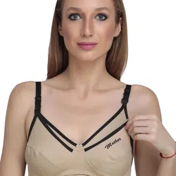 Liigne Pack Of 3 Maternity Full Coverage Solid Bra image 5