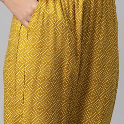 Readiprint Fashions Abstract Printed Mirror Work Kurta with Trousers & Dupatta image 3