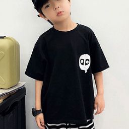 LULU & SKY Boys Checked Organic Cotton Pockets T-shirt-picture-6