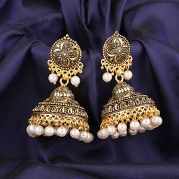 Anouk Contemporary Jhumkas Earrings-image-20