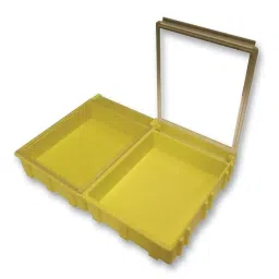 LICEFA Box, Smd, 16X12X15Mm, B=Yel, L=Transp, SMD-BOX N1-2-3-4-1-37