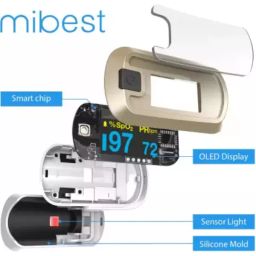 Mibest OLED Display Luxury Gold Color Finger Tip Pulse Oximeter MD300CN340 image 5