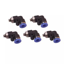 GENERIC 6 mm OD x M6 MalePneumatic Push to Connect Male Fitting-pack of 5-32