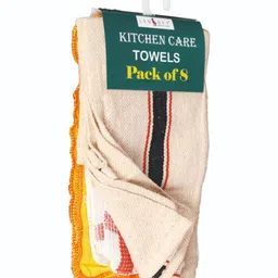 LEOSOFT 8Pcs Assorted Printed Cotton Kitchen Towels-image-5