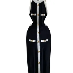 Alamode By Akanksha Women Black Heya Luxe Soft Knit Bodycon Dress-image-38