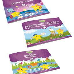 Drawing Colouring & Origami Activity Set C Pack of 3 - English-20