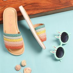 Aria+Nica Braids Detailed Flats - Emerald-image-91