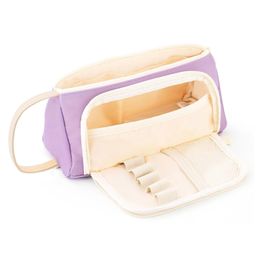 Bunie Multipurpose Zipper Pouch with Handle - Pack of 1 Purple-7