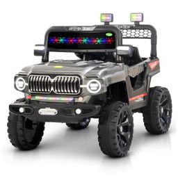 Baybee Elento Battery Operated Ride on Electric Jeep Car for Kids | Ride on Baby Car with Music & USB, Kids Baby Big Car (Painted ASH)-image-104