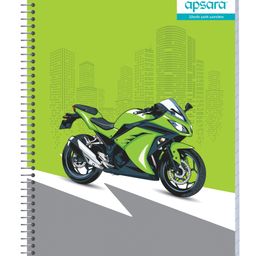 Apsara Single Line Spiral Notebook Blue - 252 Pages (Print may vary)-image-45