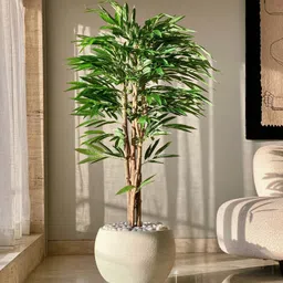 Mason Home Artificial Silver Willow Plant - 5 Feet-picture-40