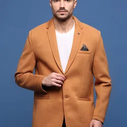 SHOWOFF Slim-Fit Single-Breasted Casual Blazer-image-55