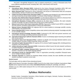 oswaal books Oswaal One For All Olympiad Class 6 Previous Years Solved Papers + Workbook Maths (Set of 2 Books) For 2025 Exam - English image 3