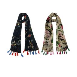 StoleVilla Floral Chiffon Stoles-image-36