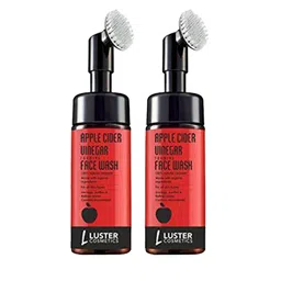 Luster Set Of 2 Apple Cider Foaming Face Wash - 100 ml Each image 1