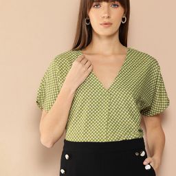 her by invictus Geometric Print Top image 1
