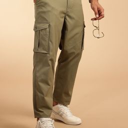 French Connection Men Relaxed Fit Cargos Trousers-image-34