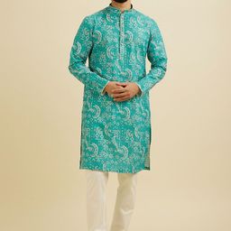 Manyavar Men Printed Kurta-picture-16