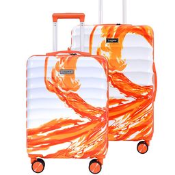 Luggero Set Of 2 Hard-Sided Trolley Bag-34