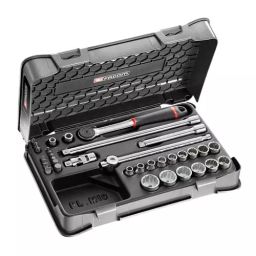 FACOM 3/8 inch Square Drive Socket Set 12 Point, J.430BSP (Set of 35 Pcs)-25