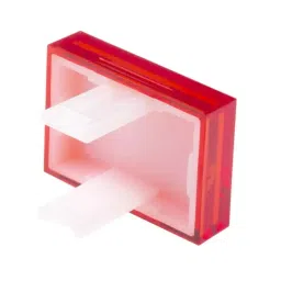RS PRO Red Rectangular Push Button Lens for Use with SD16 Series, 7452584 image 3