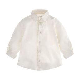 GUESS kids Girls Solid Shirt Collar Cotton Top-image-85