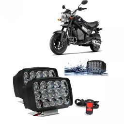 Cartronics 15  LED Fog Light With On/Off Switch for Honda Navi(Set of 2 Pcs)-10