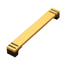 DECORE 135 380 mm Aluminium Black and Gold Finish Door Pull Handle-image-95