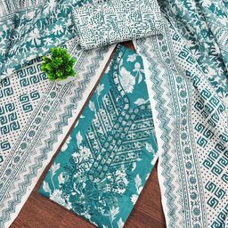 Panzora Women Ethnic Motifs Printed Unstitched Dress Material-image-34